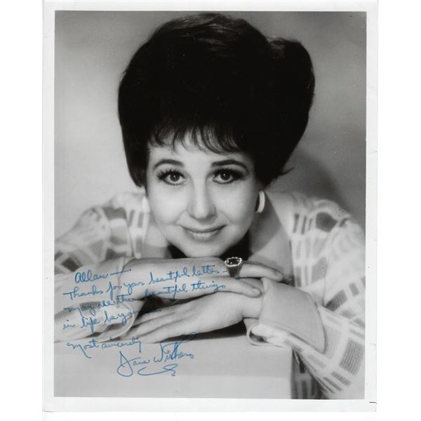 Little Miss Nobody Jane Withers Signed Photo