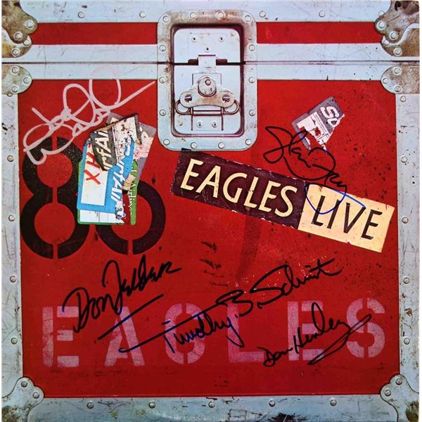 Eagles Live signed album
