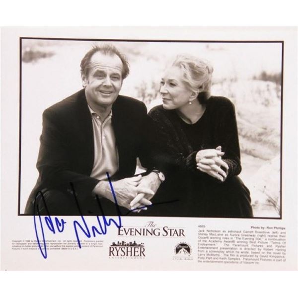 The Evening Star Jack Nicholson signed movie still photo