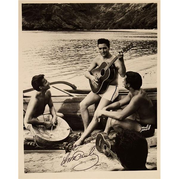 Elvis Presley signed photo