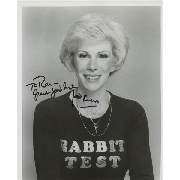 The Tonight Show Joan Rivers signed photo