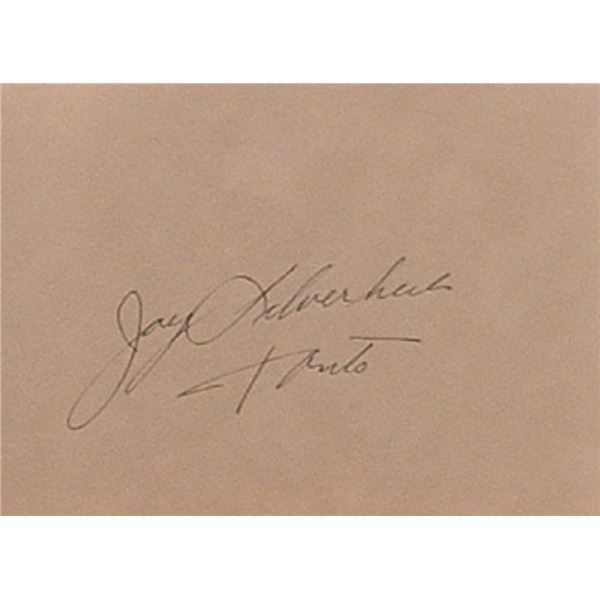 The Lone Ranger Jay Silverheels Tonto signature slip