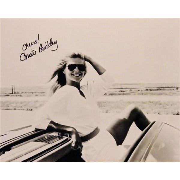Christie Brinkley signed photo