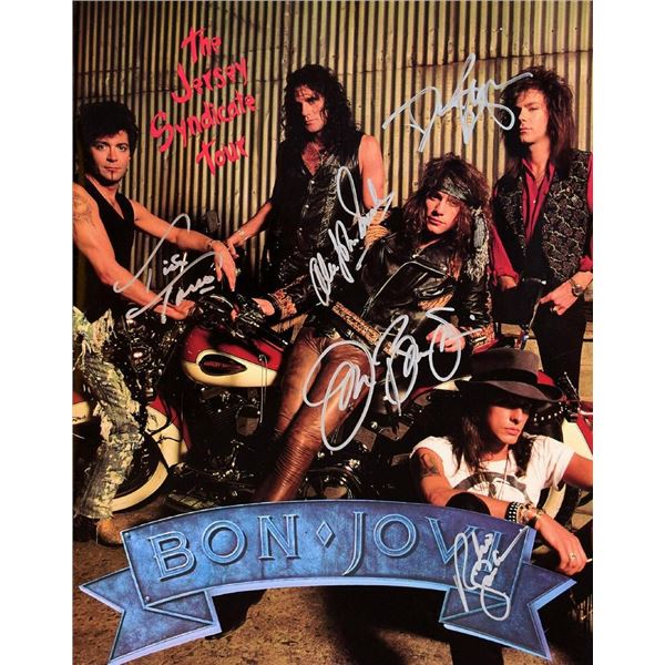 Bon Jovi signed The Jersey Syndicate Tour Book