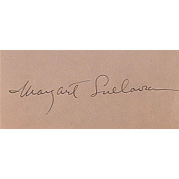 The Shop Around The Corner Margaret Sullavan signature slip