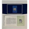 Image 1 : Franklin Mint Sterling Silver 1847 Mauritius Stamp Plaque Badge Worlds Greatest Stamps Issue NO 23