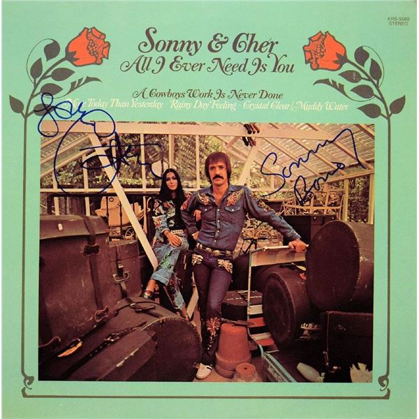 Sonny and Cher signed All I Ever Need Is You album