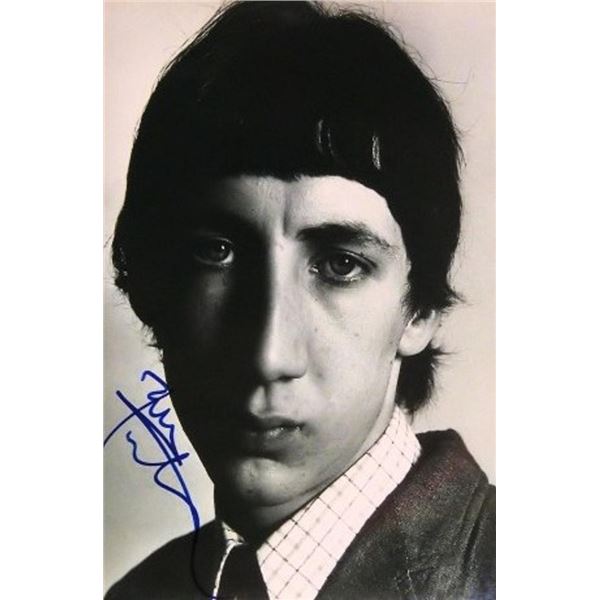 The Who Pete Townshend signed portrait photo