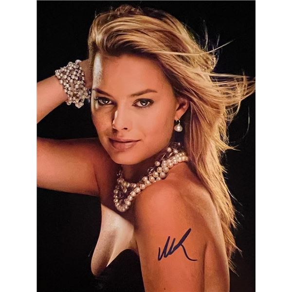 Margot Robbie signed photo