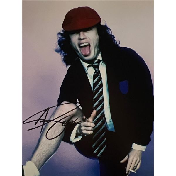 AC/DC Angus Young signed photo