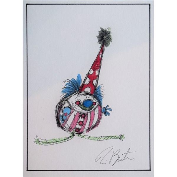 Tim Burtonâ€™s signed hand-drawn sketch