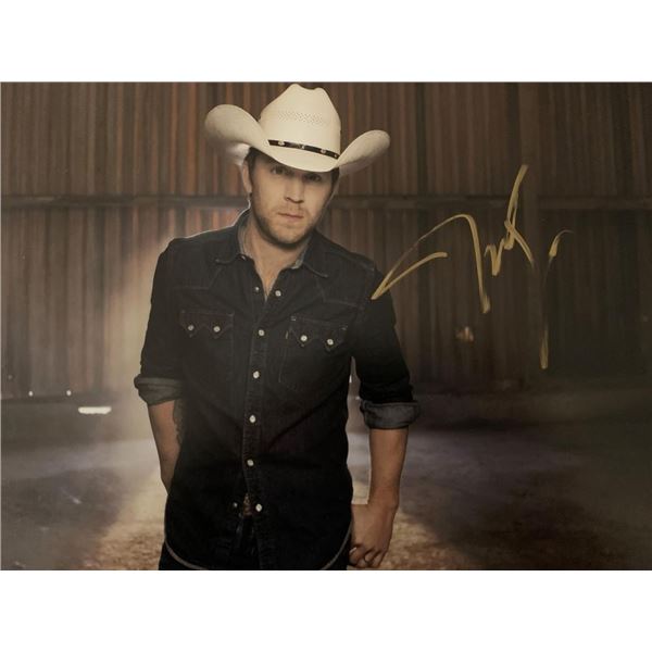 Country Singer Justin Moore signed photo