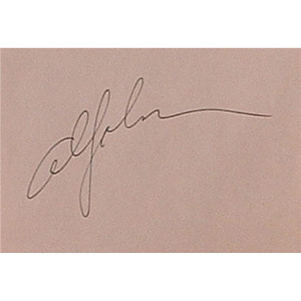 Al Jolson signature slip