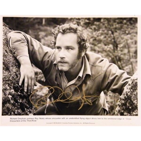 Close Encounters Of The Third Kind Richard Dreyfuss signed movie still photo