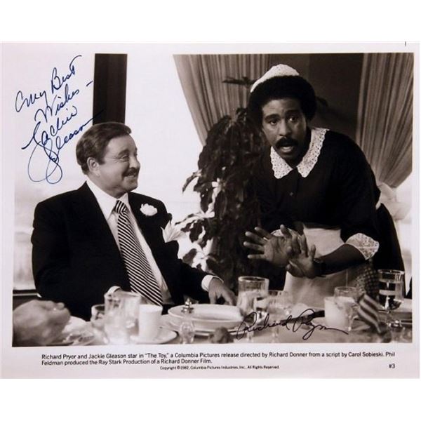 The Toy Jackie Gleason and Richard Pryor signed movie still photo