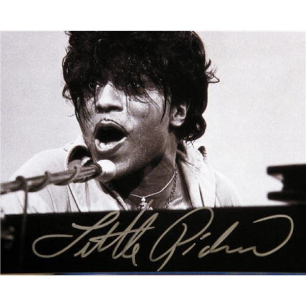 Framed Little Richard signed photo