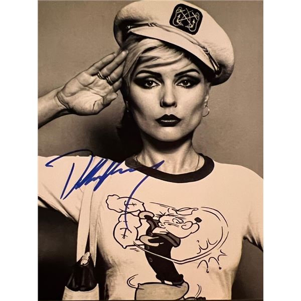 Blondie Debbie Harry signed photo.