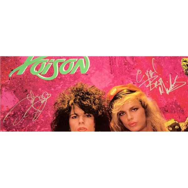 Poison signed promo poster