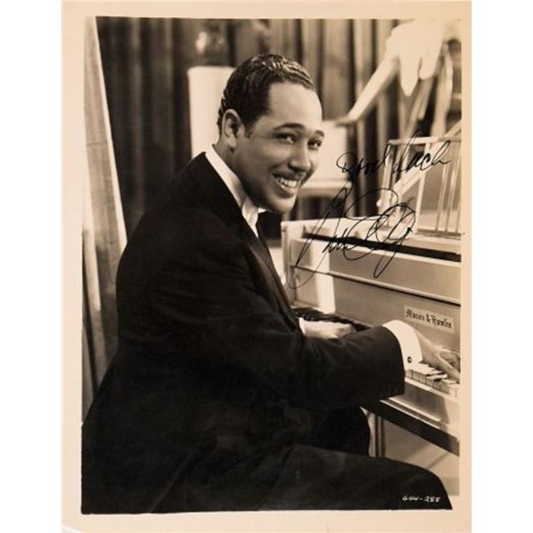 Duke Ellington signed promo photo