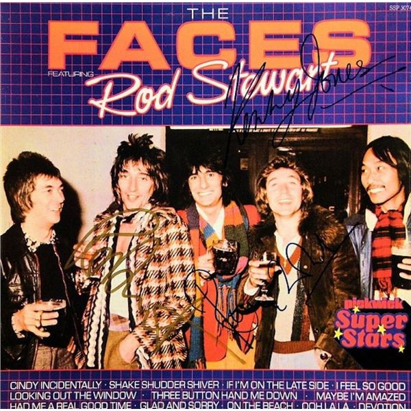 The Faces Featuring Rod Stewart signed album