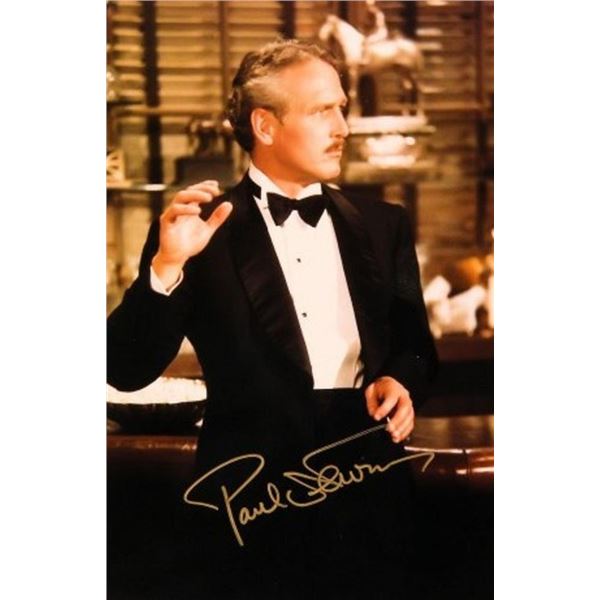 The Sting Paul Newman signed portrait photo