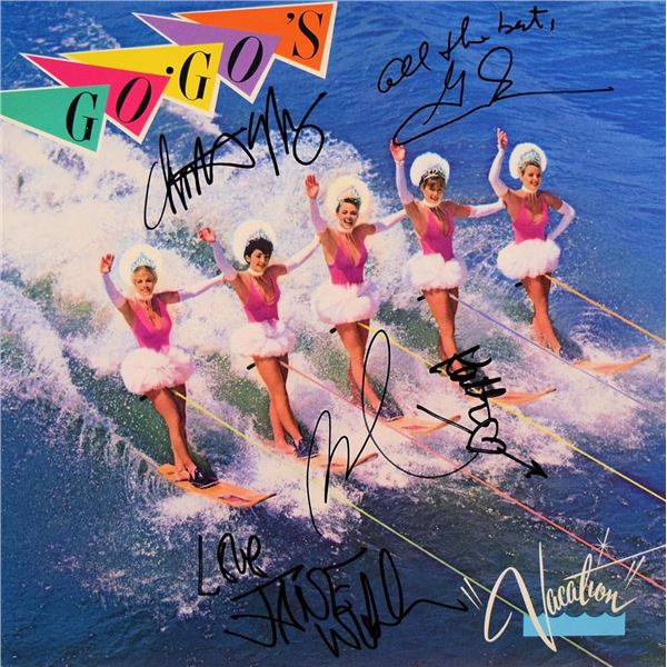 The Go-Go's signed Vacation album