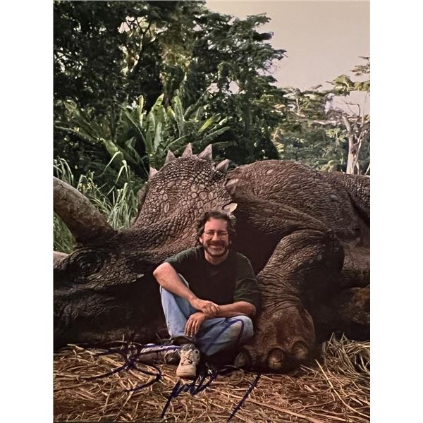 Jurassic Park Steven Spielberg signed photo