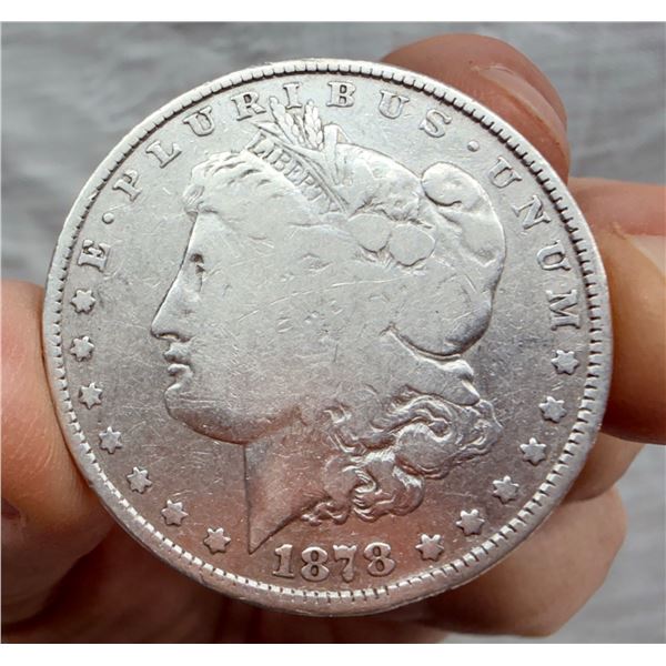 MORGAN SILVER DOLLAR - 1878