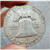 Image 9 : BEN FRANKLIN SILVER HALF DOLLAR - 1950D, 1951D