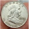 Image 6 : BEN FRANKLIN SILVER HALF DOLLAR - 1960D, 1960D, 1960D