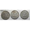 Image 17 : BEN FRANKLIN SILVER HALF DOLLAR - 1961D, 1961D, 1961D
