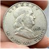 Image 8 : BEN FRANKLIN SILVER HALF DOLLAR - 1961D, 1961D, 1961D