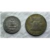 Image 12 : TWO TYPES OF COINS FROM THE SAME YEAR: BEN FRANKLIN SILVER HALF DOLLAR - 1959D; WASHINGTON SILVER QU