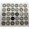 Image 1 : MERCURY SILVER DIMES - LOT OF 30