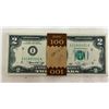Image 1 : SEQUENTIAL, UNCIRCULATED PACK OF $2 BILLS – LOT OF 50! ($100 TOTAL)