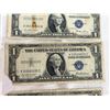 Image 11 : $1 SILVER CERTIFICATES - SERIES 1935D, SERIES 1935E, 1935F, AND 1957A - BLUE TREASURY SEALS; LOT OF 