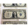 Image 12 : $1 SILVER CERTIFICATES - SERIES 1935D, SERIES 1935E, 1935F, AND 1957A - BLUE TREASURY SEALS; LOT OF 