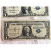 Image 13 : $1 SILVER CERTIFICATES - SERIES 1935D, SERIES 1935E, 1935F, AND 1957A - BLUE TREASURY SEALS; LOT OF 