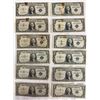 Image 1 : $1 SILVER CERTIFICATES - SERIES 1935D, SERIES 1935E, 1935F, AND 1957A - BLUE TREASURY SEALS; LOT OF 