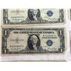 Image 6 : $1 SILVER CERTIFICATES - SERIES 1935D, SERIES 1935E, 1935F, AND 1957A - BLUE TREASURY SEALS; LOT OF 