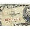 Image 6 : $5 UNITED STATES NOTE - SERIES 1928C AND 1953A - RED TREASURY SEAL; LOT OF 2