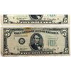 Image 3 : $5 UNITED STATES FEDERAL RESERVE NOTE – SERIES OF 1950A, LIGHT GREEN TREASURY SEAL; LOT OF 