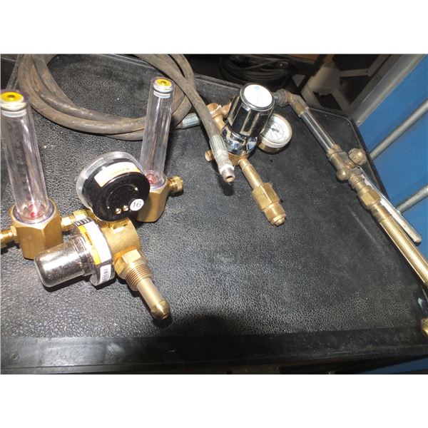 Two Regulators & 1 Cutting Torch