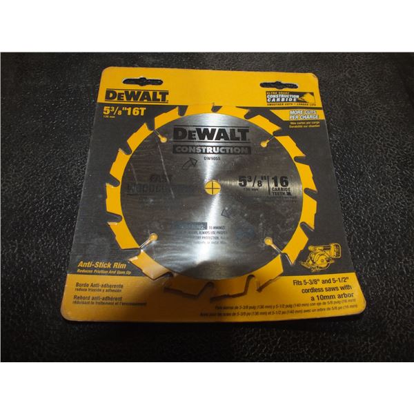 Dewalt 5 3/8" Saw Blades