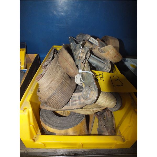 Bin Of Large Tie Down Straps