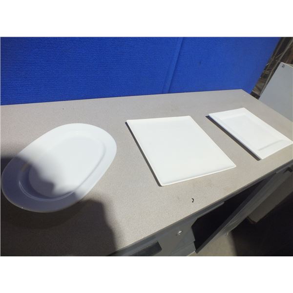 White Restaurant Dinner Plates