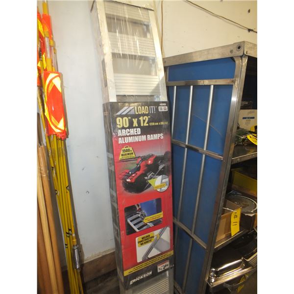 90" x 12" Arched Aluminum Loading Ramps