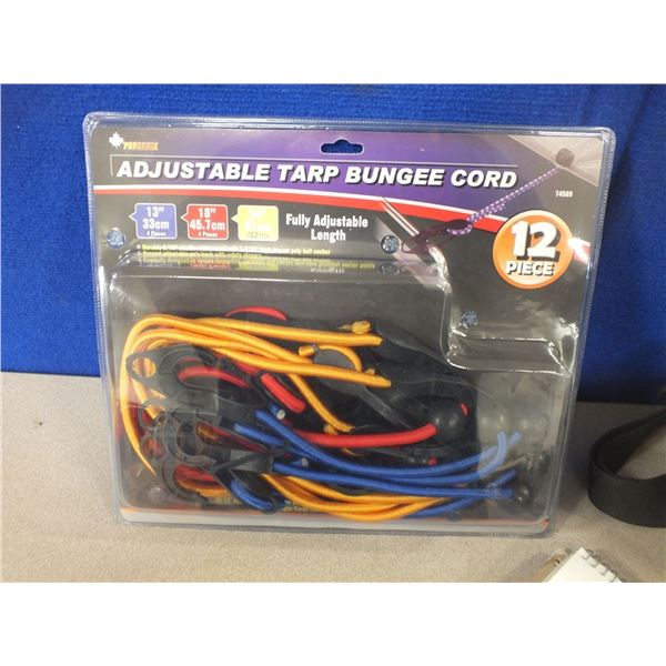 12pc Adjustable tarp Bungie Cords