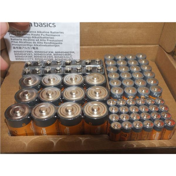 1 Case Of Assorted Batteries