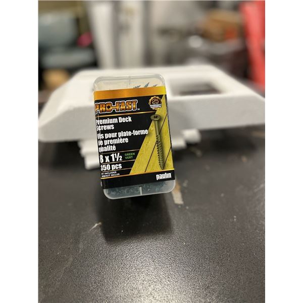 1 Case Of 8-1/2" Deck Screws